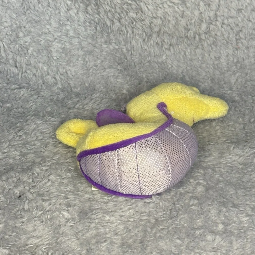 Ganz Webkinz Lil Kinz Seahorse Plush Yellow Purple Stuffed Animal Toy No Code